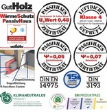Wellhöfer Bodentreppe GutHolz mit WärmeSchutz WSPH und FeuerSchutz (Maßanfertigung)