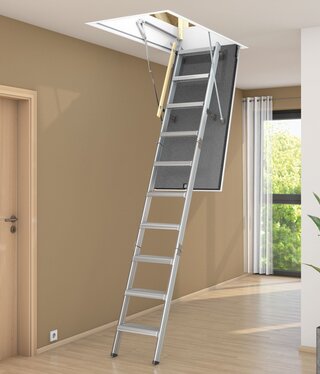 Wellhöfer Bodentreppe AluDrei WS3D (Standardmaße)