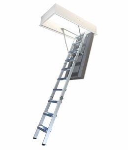 Wellhöfer Bodentreppe AluDrei WS4D mit FeuerSchutz (Standardmaße)
