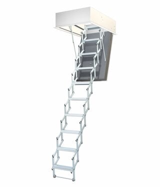 Wellhöfer Scherentreppe Liliput WS4D mit FeuerSchutz (Standardmaße)