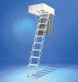 Wellhöfer Scherentreppe Liliput mit WärmeSchutz WS4D und FeuerSchutz (Maßanfertigung)