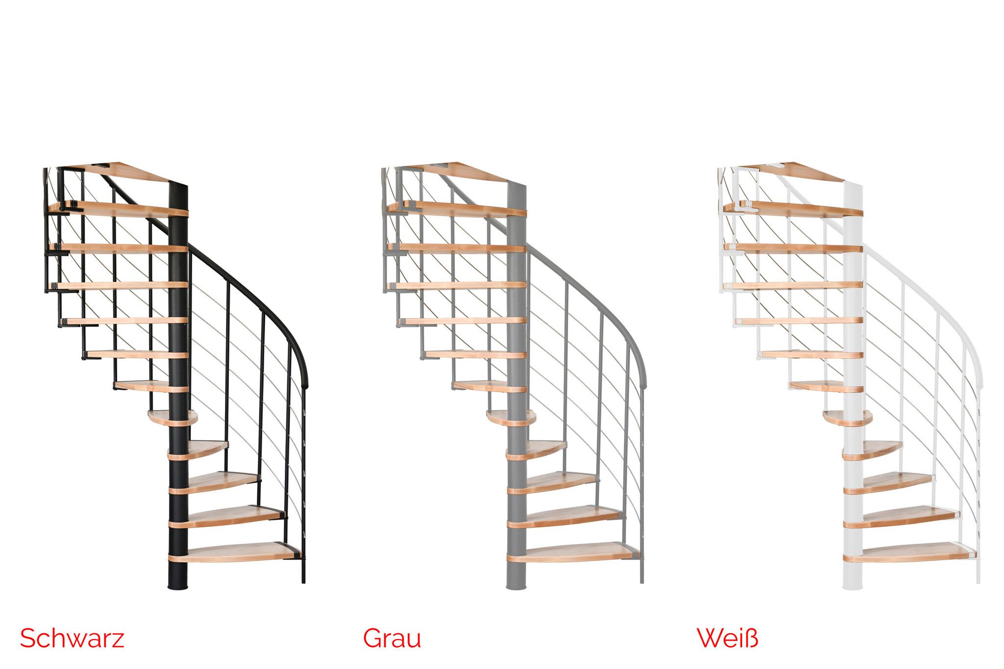 Minka Spindeltreppe Helios (Standardmaße)