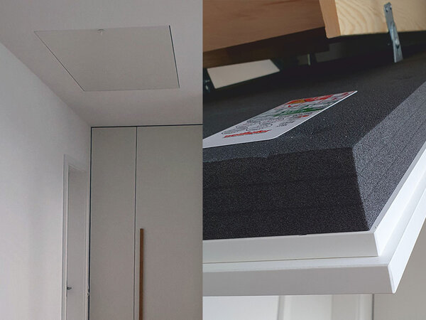 Deckenbündige Bodentreppe für eine unauffällige Optik