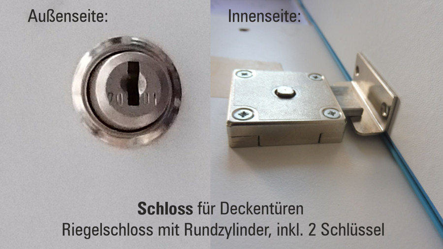 Wellhöfer DeckenTüre mit WärmeSchutz WS3D (Standardmaße)