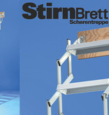 Wellhöfer Alu-Scherentreppe mit Stirnbrett