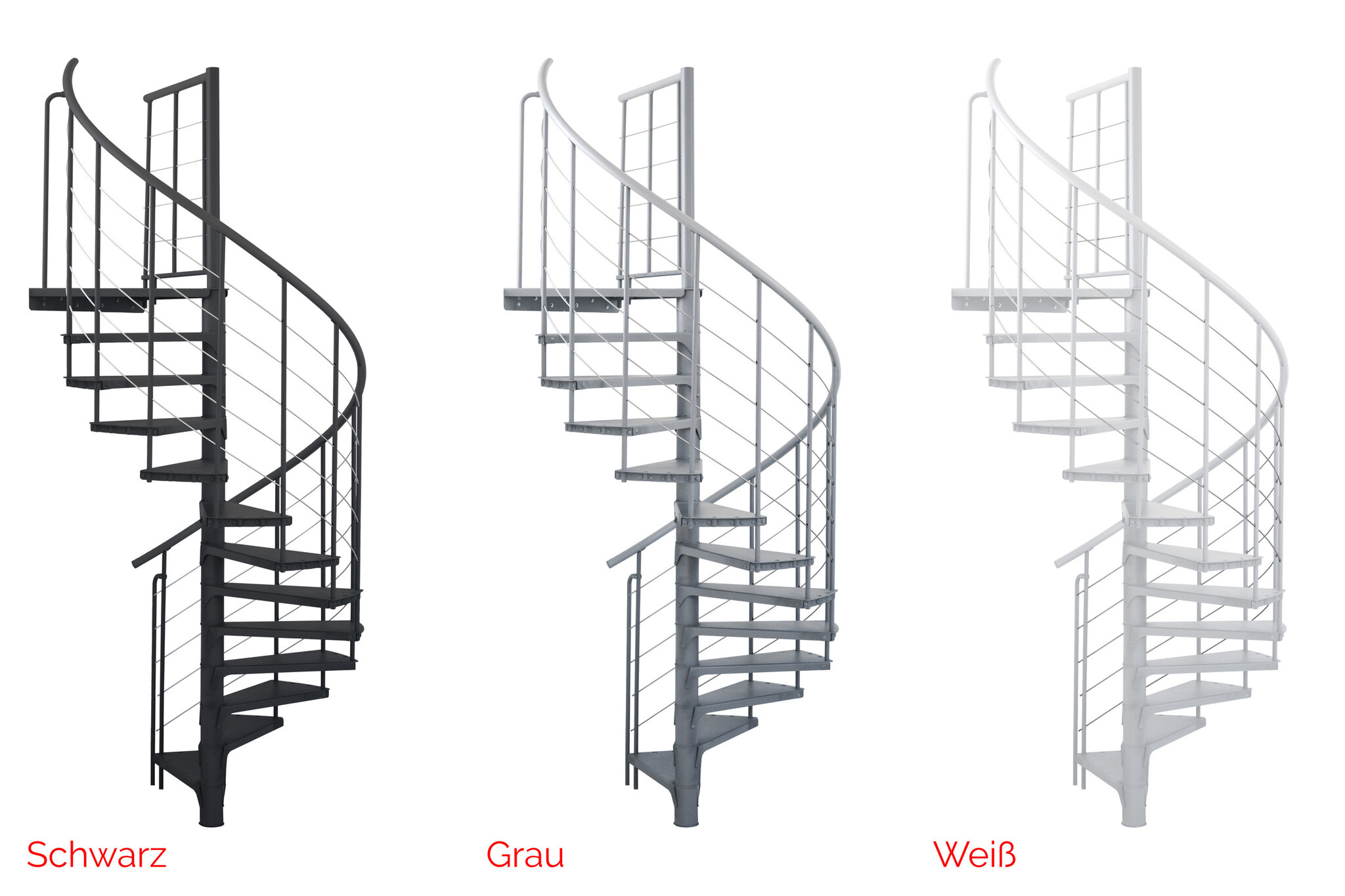 Minka Spindeltreppe Spino Smart (Standardmaße)