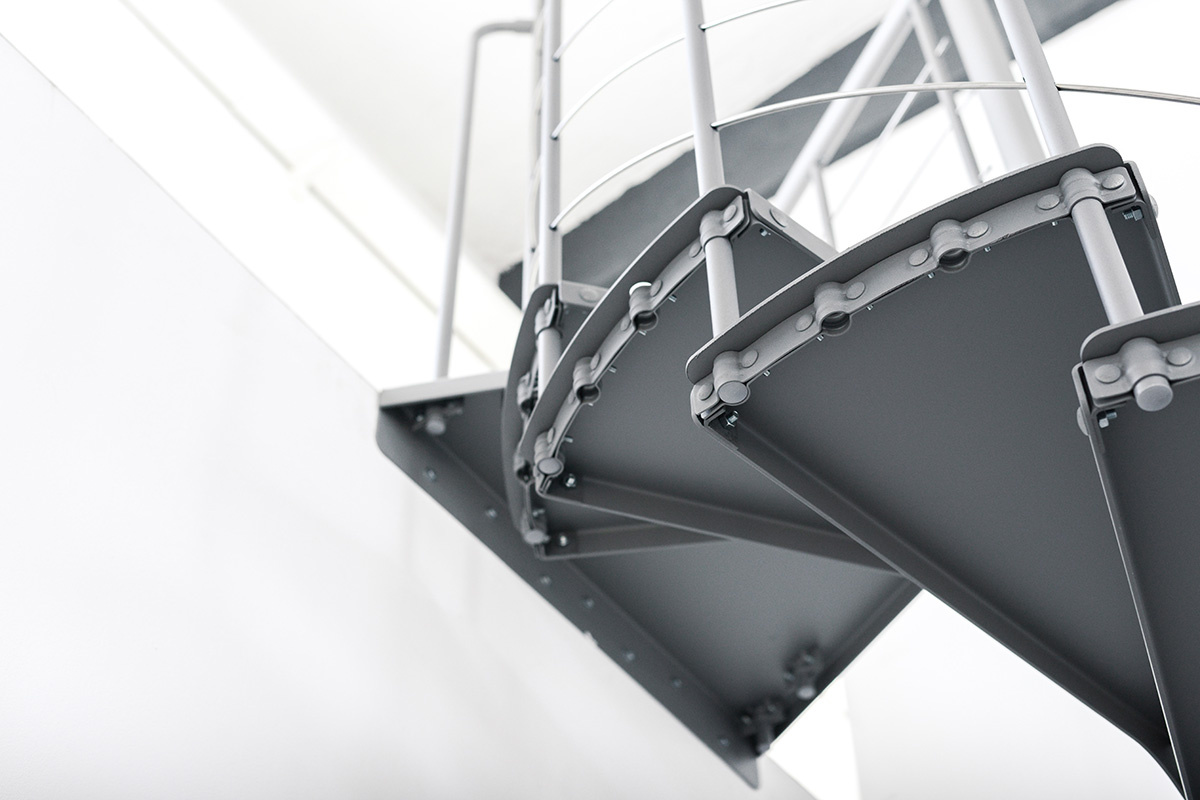 Minka Spindeltreppe Spino Smart (Standardmaße)