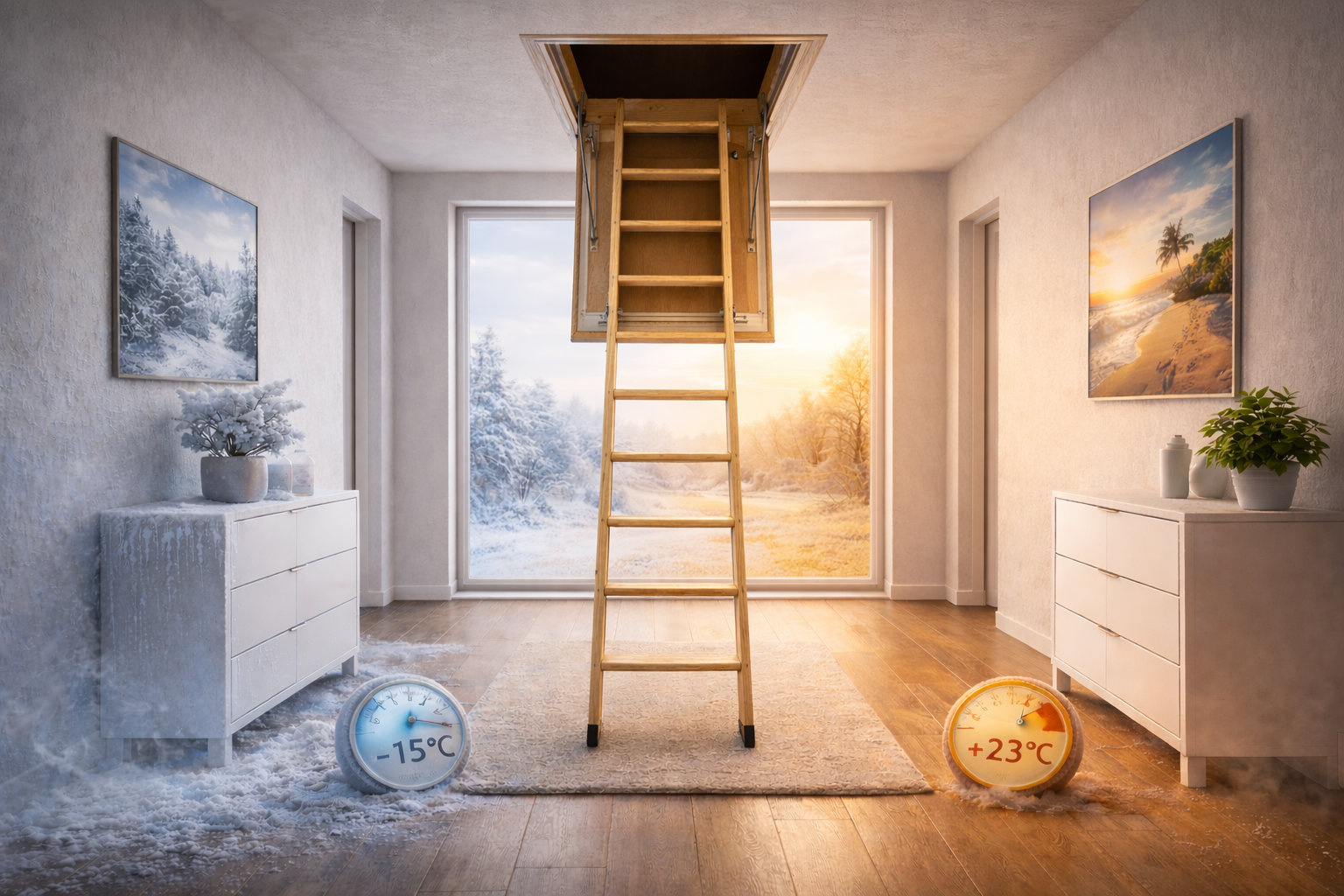 Dauerhaft dicht: Klimageprüfte Bodentreppen