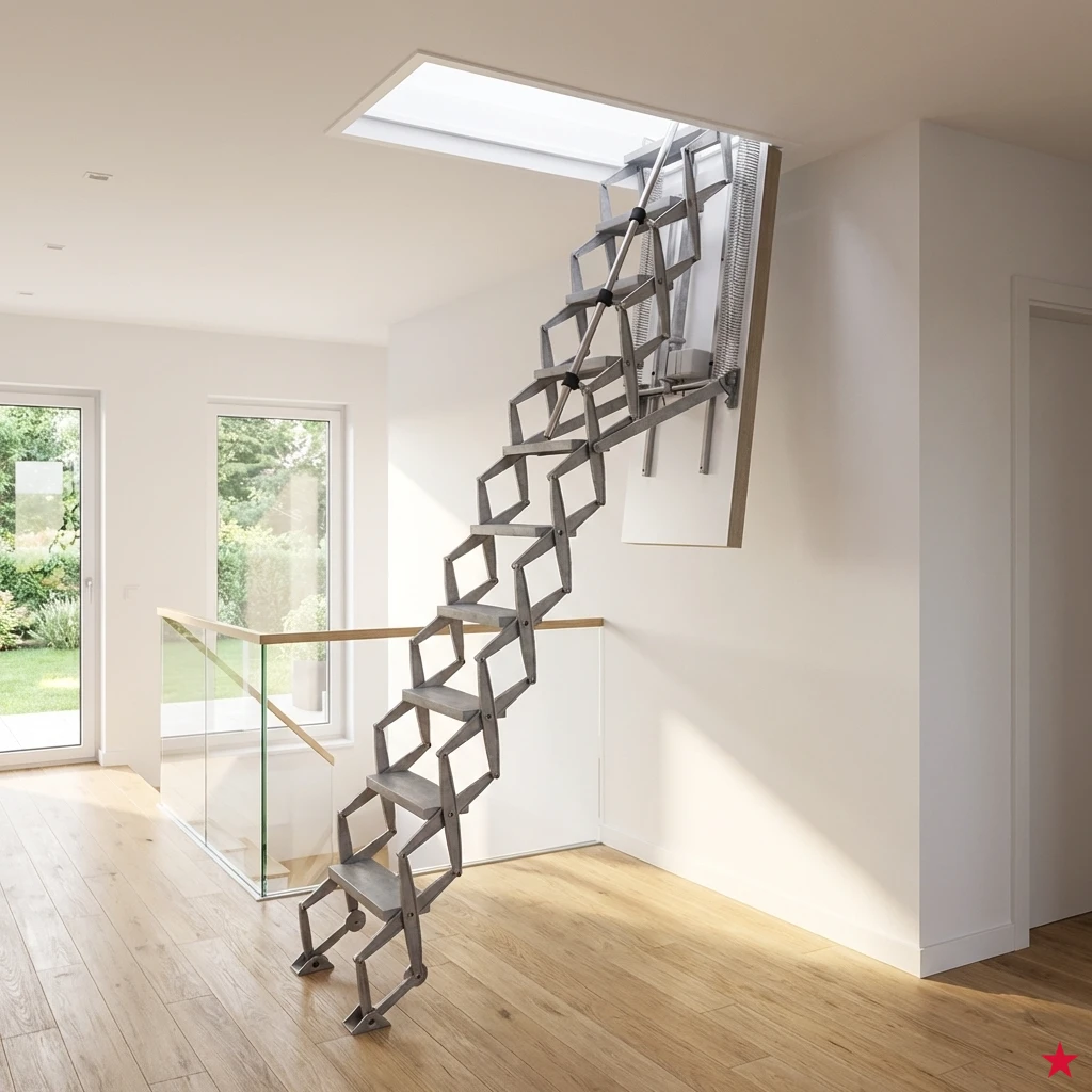 Roto Scherentreppe Elektro (Standardmaße)