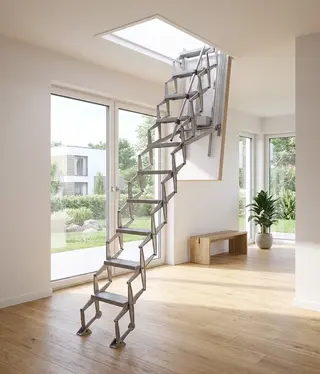 Roto Scherentreppe Elektro (Standardmaße)