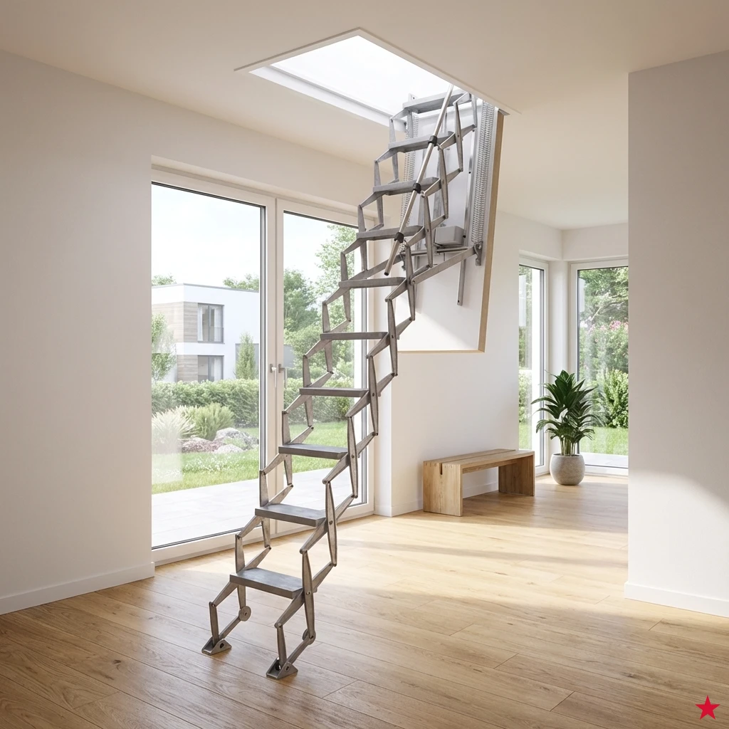 Roto Scherentreppe Elektro (Standardmaße)