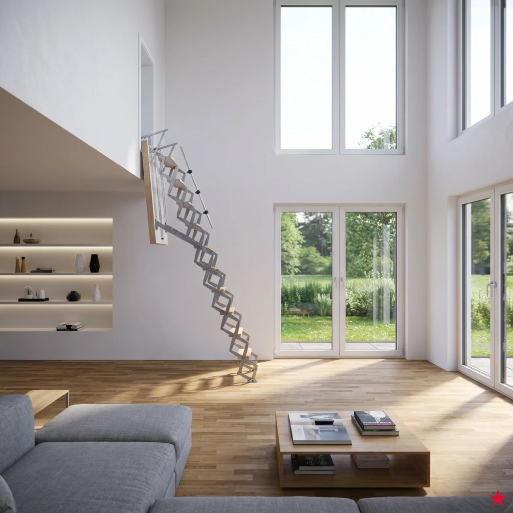 Roto Scherentreppe Senkrecht