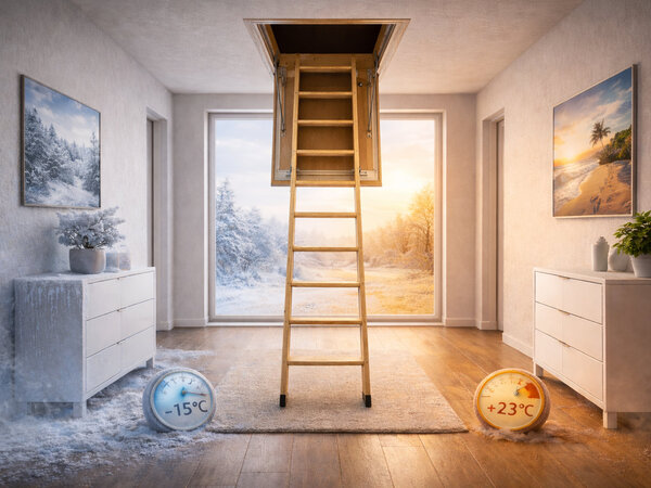 Dauerhaft dicht: Klimageprüfte Bodentreppen