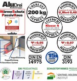 Wellhöfer Bodentreppe AluDrei mit WärmeSchutz WSPH (Standardmaße)
