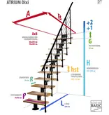 ATRIUM Mittelholmtreppe Dixi Buche