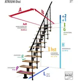 ATRIUM Mittelholmtreppe Dixi Erle