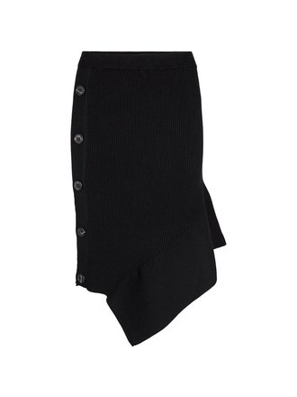 Designers Remix Mandy Button Skirt - Black