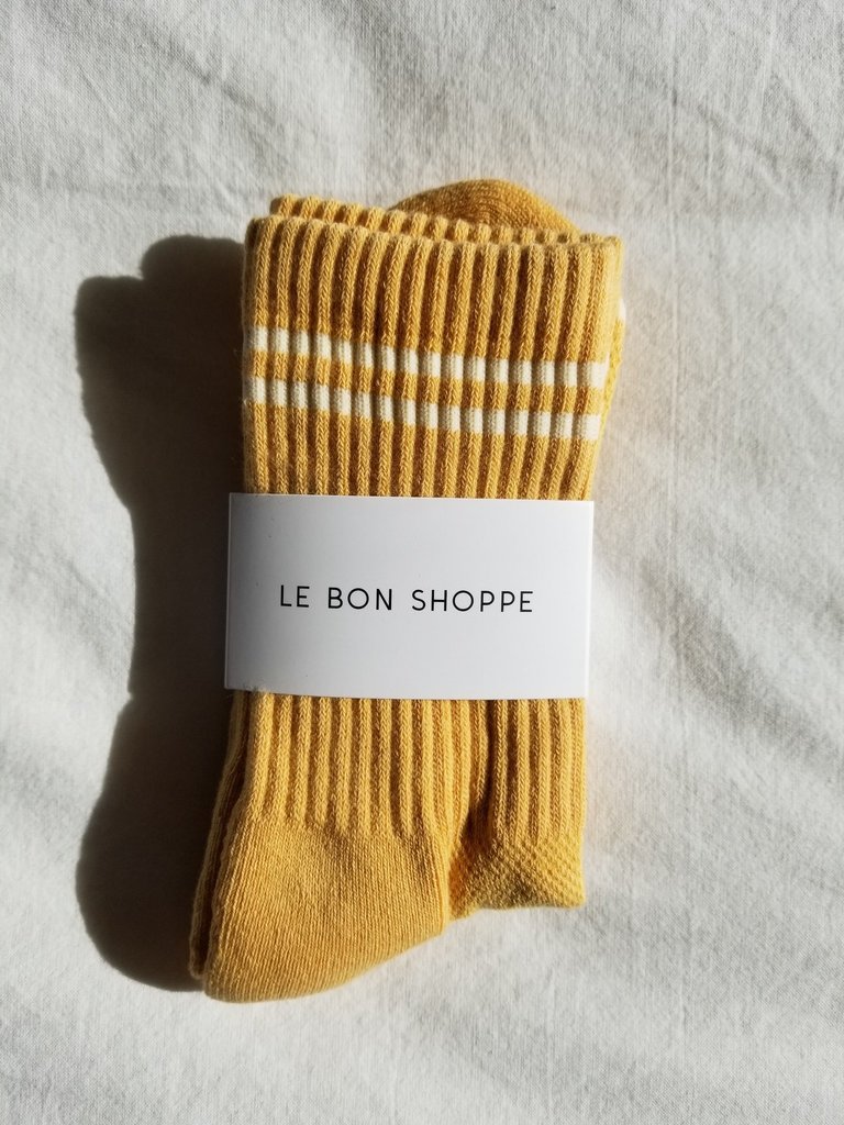 Le Bon Shoppe Boyfriend socks - Butter