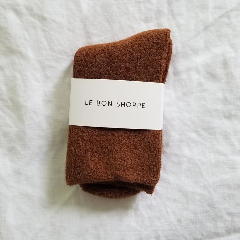Le Bon Shoppe Cloud socks - Sepia