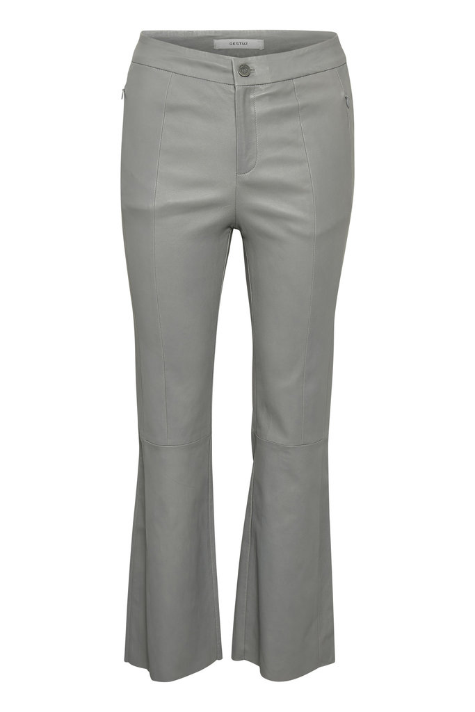 Gestuz Littia Leather Pants - Grey