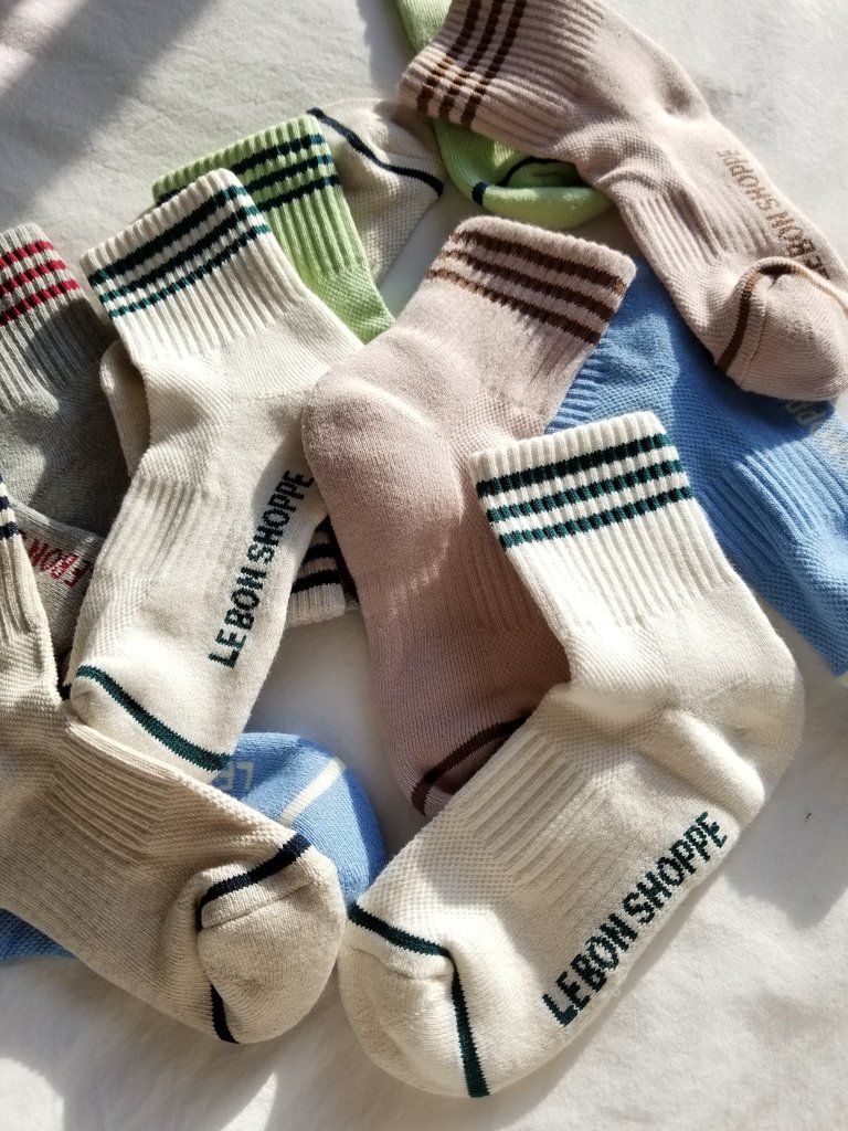 Le Bon Shoppe Girlfriend socks - Egret