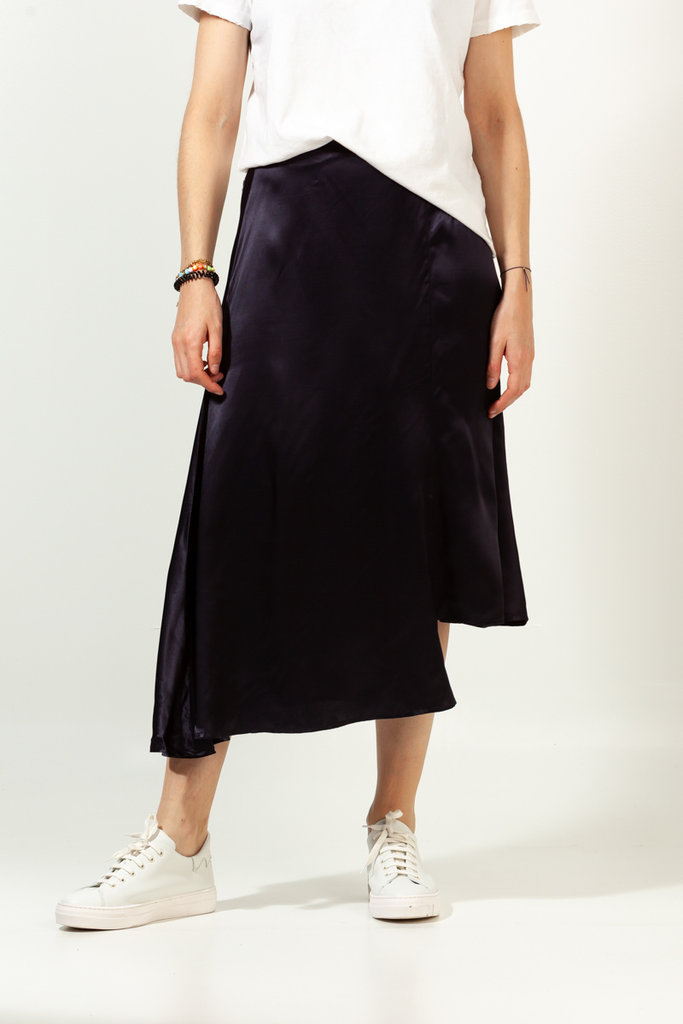 Arnie Says Lumen satin skirt - Navy