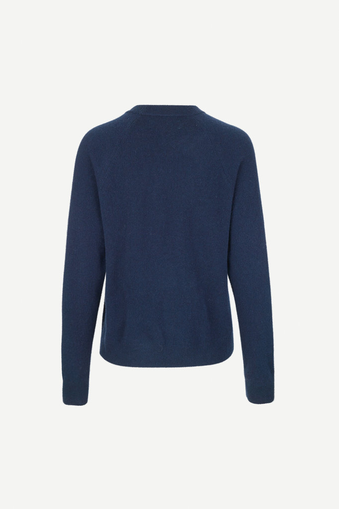 Samsoe Samsoe Boston cashmere sweater - Sky captain