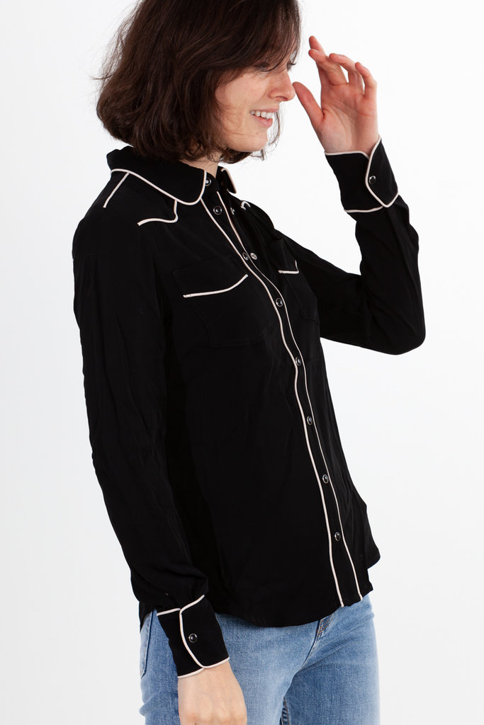 Attic And Barn West Shirt - Black