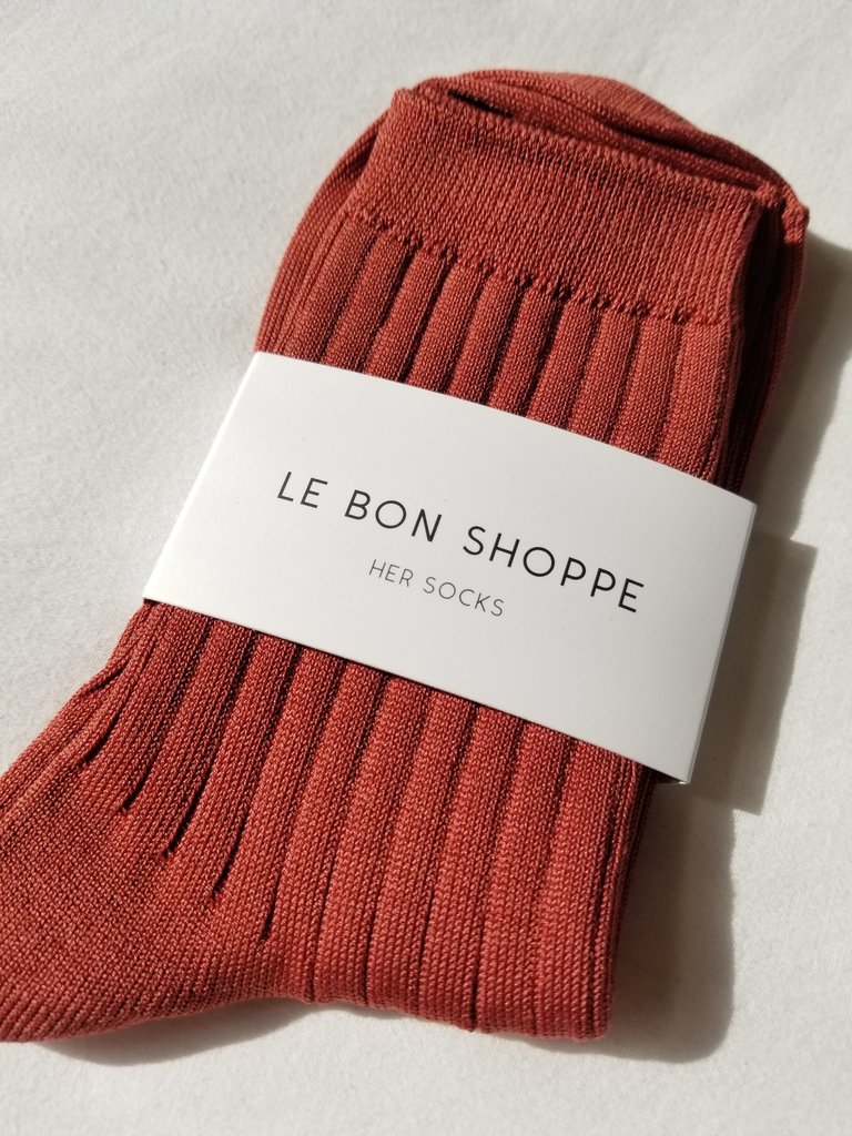 Le Bon Shoppe Her socks - Terracotta