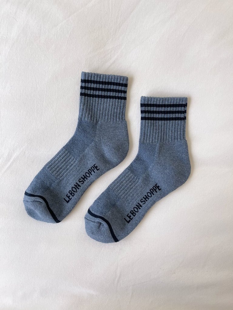 Le Bon Shoppe Girlfriend socks - Indigo