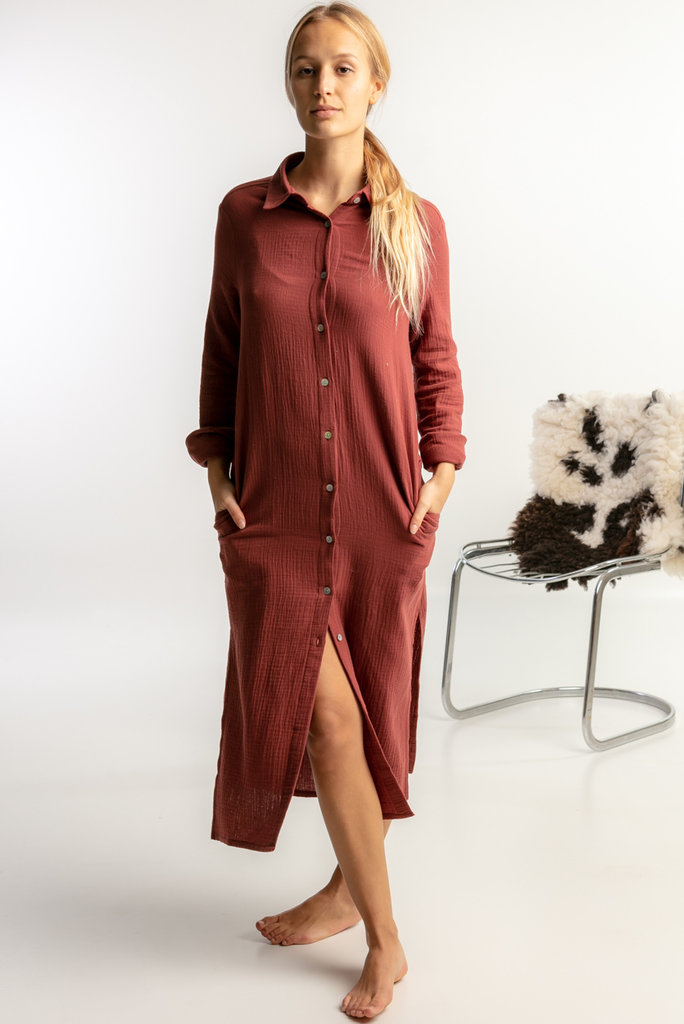 Shades Manon dress - Terracotta