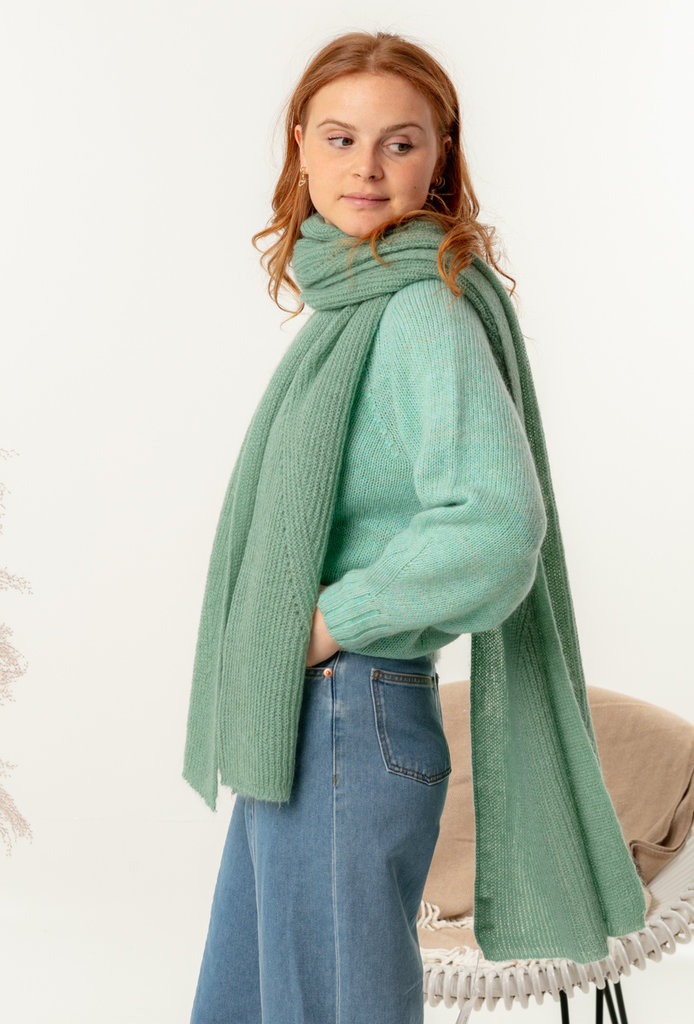 Leselles Jille scarf - Mint green