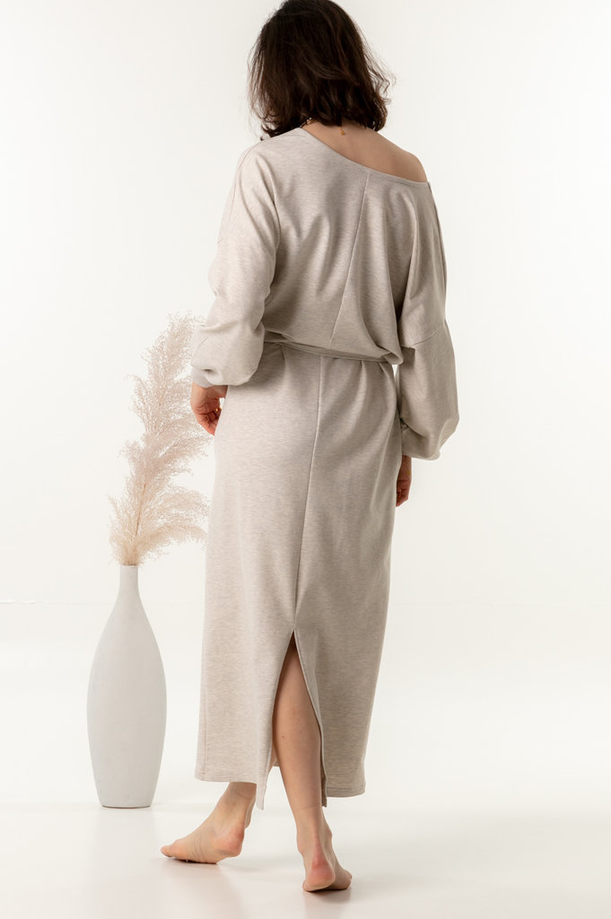 RE/BORN Julia dress - Beige melange