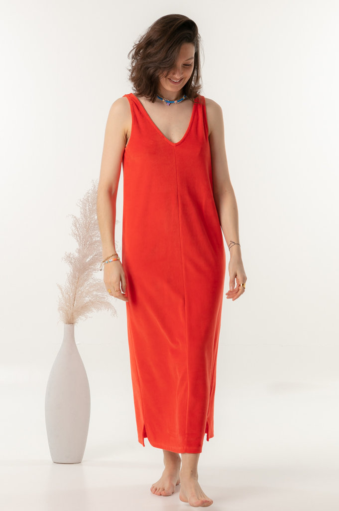 Love Sundaily Pilar dress - Bloody orange