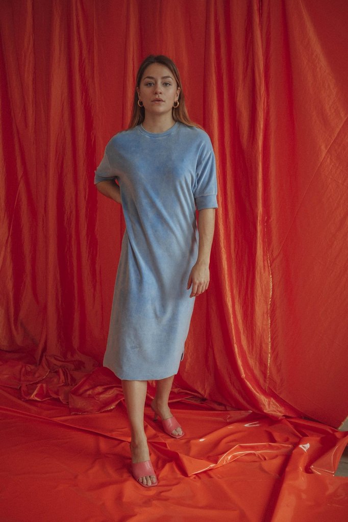 Love Sundaily Allissa dress - Cloud blue