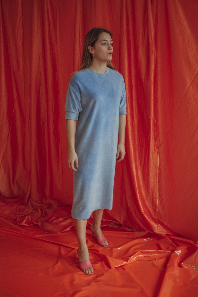 Love Sundaily Allissa dress - Cloud blue