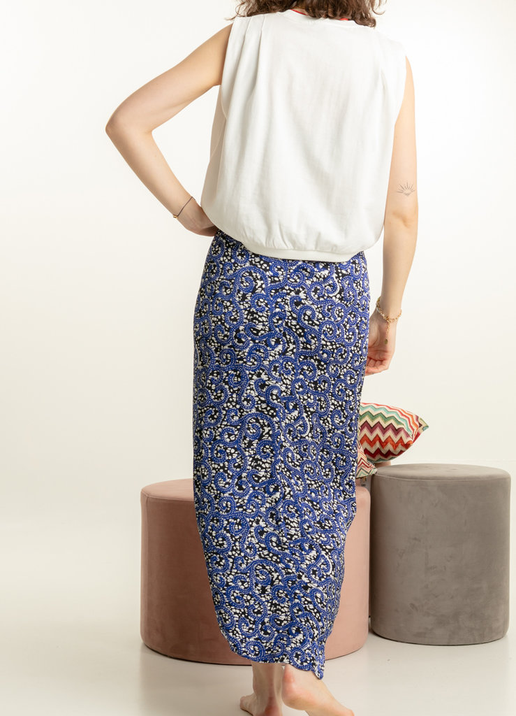 Samsoe Samsoe Daaliya skirt - Blue nairobi