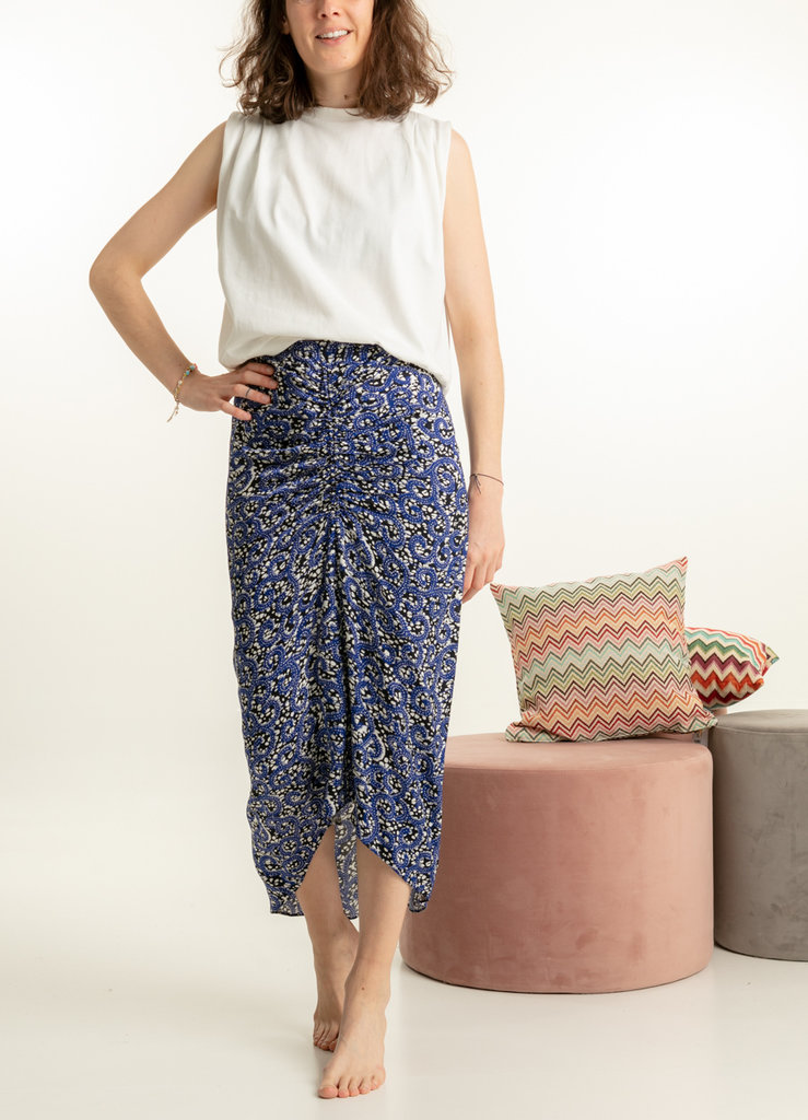 Samsoe Samsoe Daaliya skirt - Blue nairobi