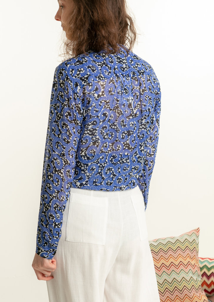 Samsoe Samsoe Elmy shirt - Blue nairobi