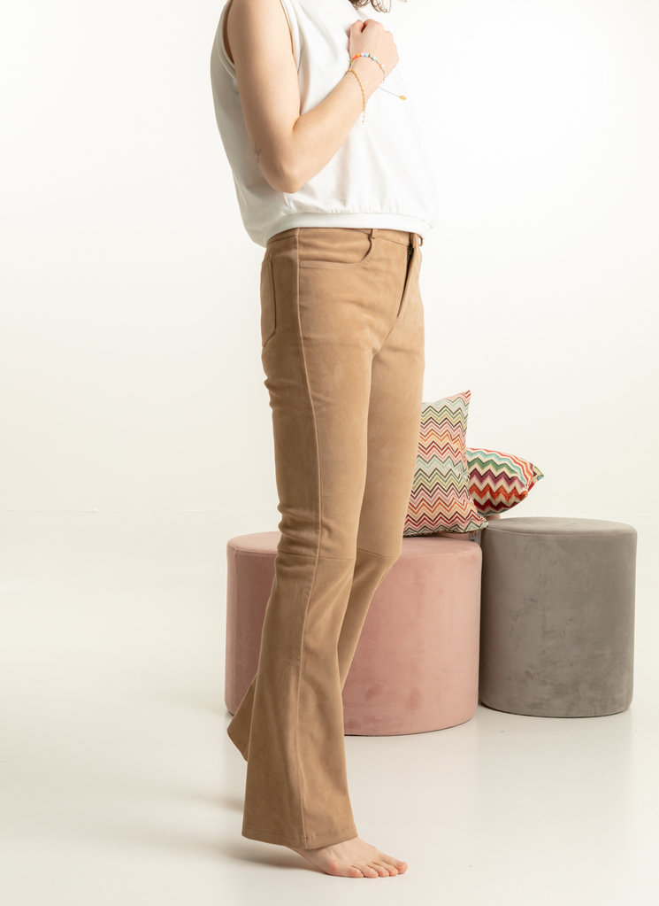 Goosecraft Hartville suede pants - Sand