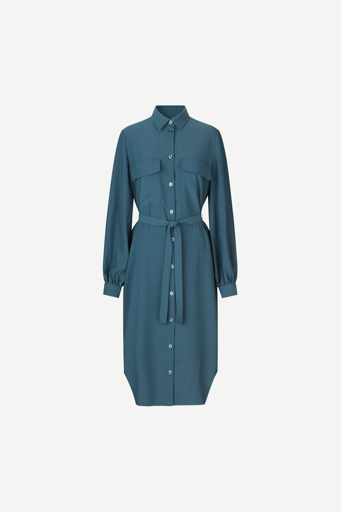 Samsoe Samsoe Camila shirt dress - Orian blue