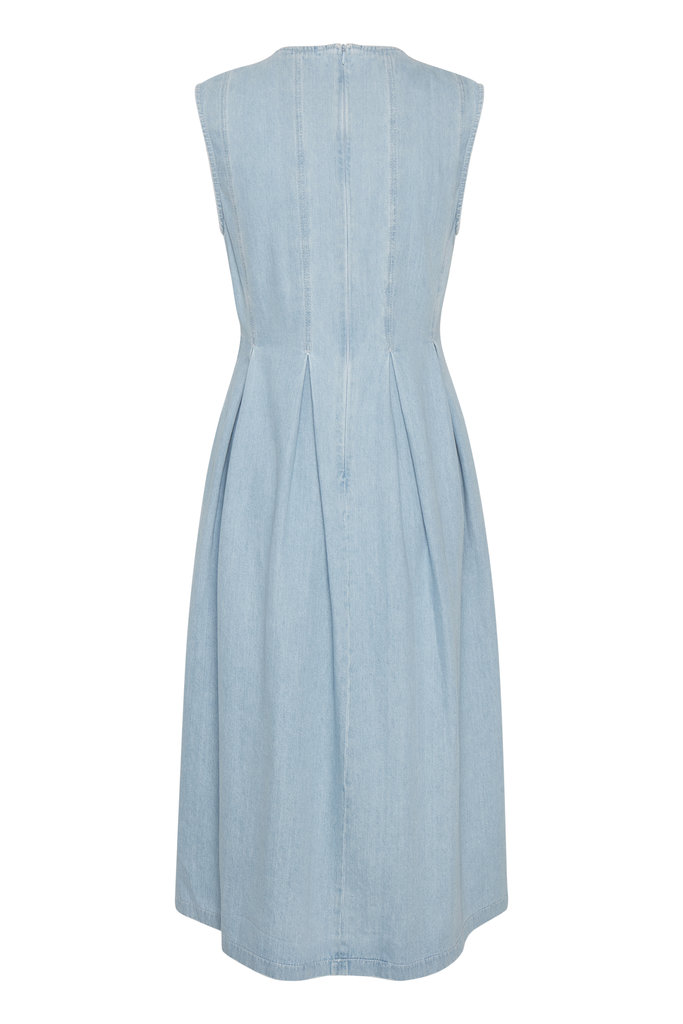 Gestuz Alba midi dress - Light blue