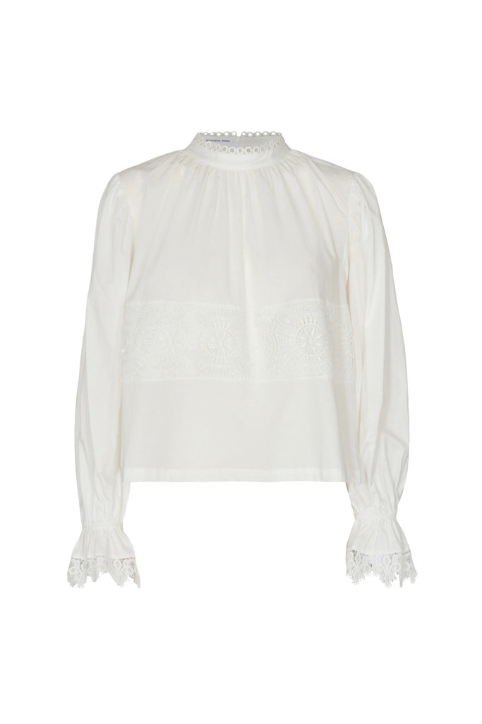 Designers Remix Sandra lace blouse - Cream