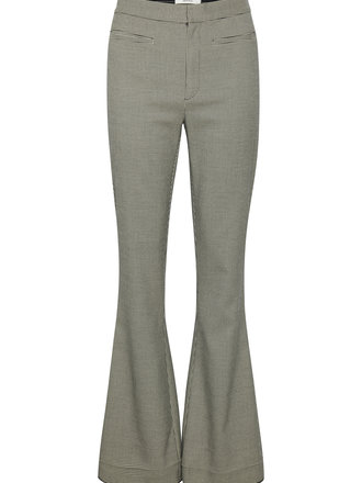 Gestuz Marisol flared pants - Black/ white