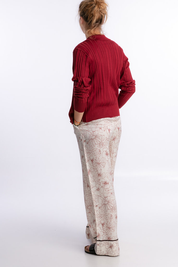 Samsoe Samsoe Silje trousers - Brick hortus