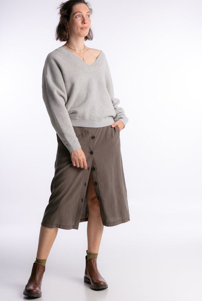 Les Bohemiennes Ben skirt - Taupe