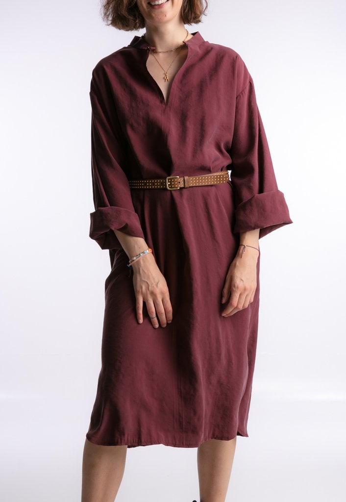 Les Bohemiennes Scot dress - Aubergine