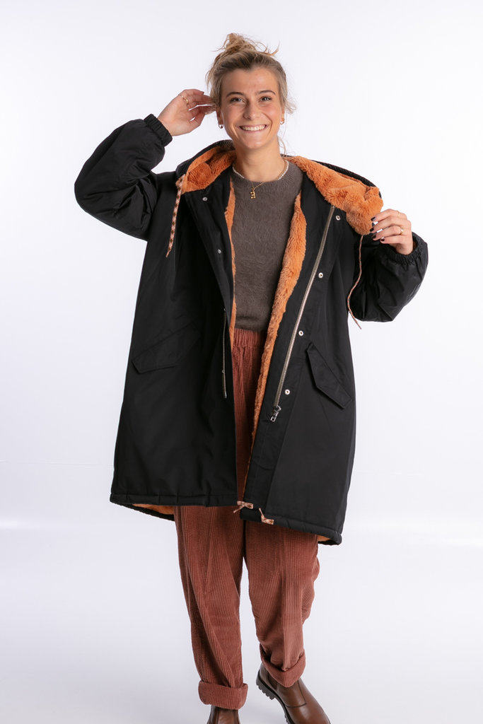 Bellerose Laos coat - Off black