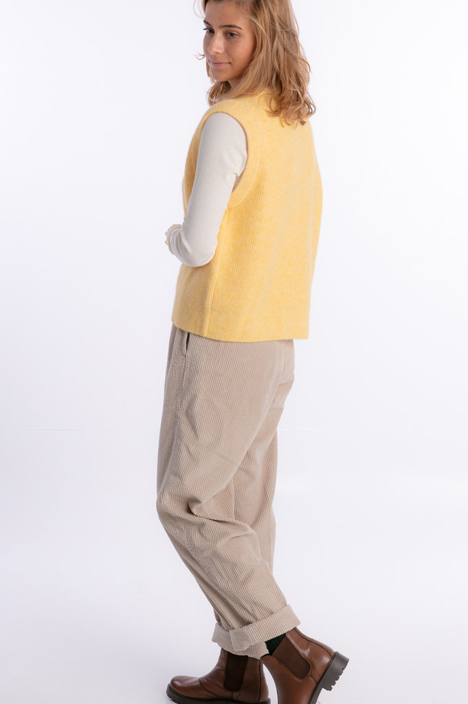 Samsoe Samsoe Nor cardigan vest - Sunshine