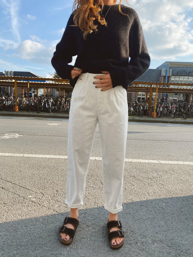 Cigala's Tapered pant - Milk